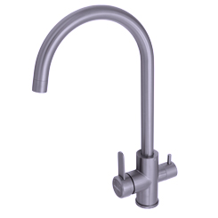 Кухонный смеситель 8204 Ирис Satin для водопроводной и фильтрованной воды Кухонный смеситель 8204 Ирис Satin для водопроводной и фильтрованной воды