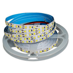 Лента светодиодная - 10W/m, 12V, 8мм, 2835, 120 д/м, IP20, холодный белый (6500K) - 5м, GLS