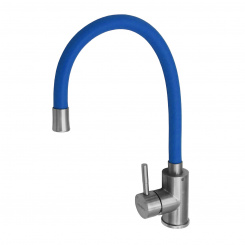 Кухонный смеситель 8105 Аура Blue с гибким полимерным изливом Кухонный смеситель 8105 Аура Blue с гибким полимерным изливом