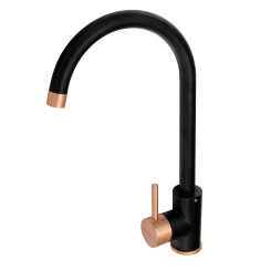 Кухонный смеситель 8105 Бергамо Black/Pink gold Кухонный смеситель 8105 Бергамо Black/Pink gold