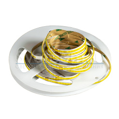 Лента S2, COB LED, IP20, 320LED/м, 4100K, 24В, 10Вт/м,  1200Лм/м, CRI>85, 5м*8мм, провод 2*0,35мм² L= 15см с двух сторон