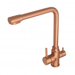 Кухонный смеситель 8201 Лорен Pink Gold для водопроводной и фильтрованной воды Кухонный смеситель 8201 Лорен Pink Gold для водопроводной и фильтрованной воды