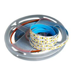 Лента S2, 2835 IP20, 180LED/м, 3100K, 12В,  14Вт/м, 1500Лм/м, CRI>85, 5м*8мм, провод 2*0,35мм² L= 15см с двух сторон